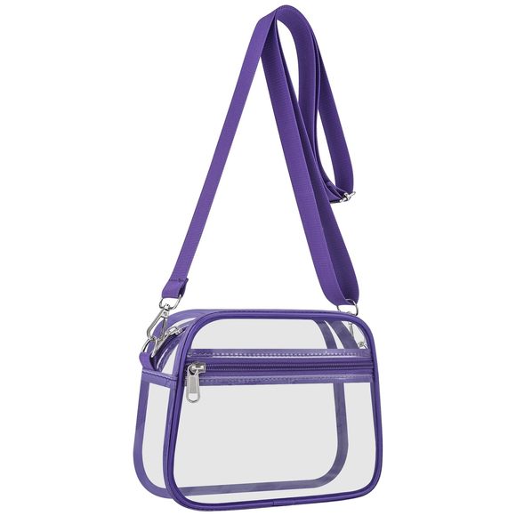 Clear Bag Stadium Events Small Clear Purse Shoulder Bag Stadium :O - Picture 1 of 14